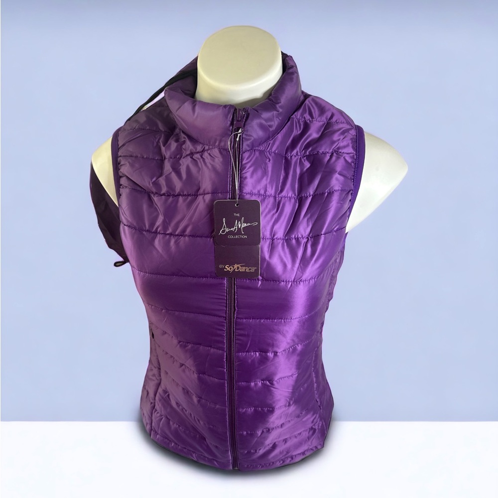 Equestrian women’s SZ S padded quilted vest by So Dancer The Sara Mearns Coll
